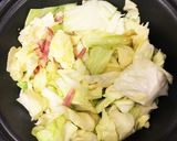 塩だけで、キャベツとベーコンのさっと煮作り方4写真