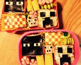 マイクラ弁当 スティーヴ&クリーパー作り方7写真