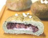 求肥入り☆モチモチよもぎあんぱん作り方19写真