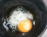 お弁当に　じゃこ入り玉子焼き作り方2写真
