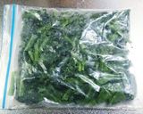 冷凍保存　ほうれん草のおひたし作り方1写真