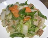 お弁当に　白菜と豚バラの八宝菜風作り方5写真