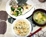 鶏肉とごぼうのあっさり炊き込み御飯作り方8写真
