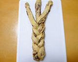 卵と牛乳♪ちぎりパンの黒糖胡桃あん食パン作り方14写真