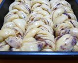 卵と牛乳♪ちぎりパンの黒糖胡桃あん食パン作り方20写真