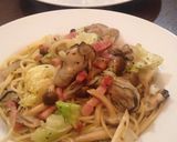 牡蠣とキャベツのオイルパスタ作り方10写真