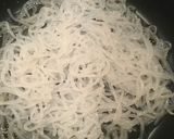 超スピード料理！しらたきとタラコ炒め作り方3写真