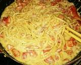 ベーコントマトのクリームパスタ作り方8写真