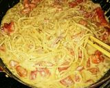 ベーコントマトのクリームパスタ作り方8写真