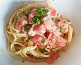 ベーコントマトのクリームパスタ作り方9写真