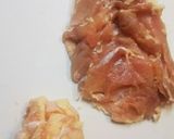 解凍鶏肉DE肉柔らか＆皮パリパリソテー♪作り方2写真