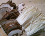 簡単♪豆腐とカニきのこのとろみ中華スープ作り方1写真