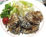 さらに美味しく♪かつおの黒胡麻パン粉焼き作り方4写真