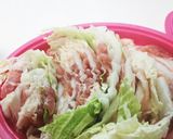 ミルフィーユ仕立ての白菜スープ作り方4写真