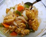 簡単!サクサク鶏ムネ肉の酢豚風作り方6写真