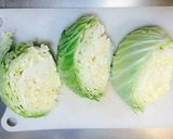 超簡単！トマトのうまだしキャベツ煮作り方1写真