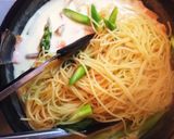 サーモンとアスパラのクリームパスタ作り方9写真