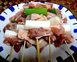 鍋【焼き鳥とたちのペッパー塩こうじ鍋】♪作り方1写真