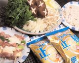 鍋【焼き鳥とたちのペッパー塩こうじ鍋】♪作り方4写真