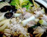 鍋【焼き鳥とたちのペッパー塩こうじ鍋】♪作り方7写真