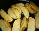 フライパン１つ✨ガリバタチキン&ポテト作り方4写真