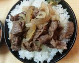 血管プラークダイエット594（無油牛丼）作り方1写真