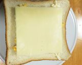 簡単！マヨたまチーズトースト。朝食に！作り方2写真