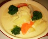 鶏胸肉と野菜たっぷりミルクチーズシチュー作り方7写真