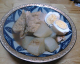 厚揚げと大根と卵の煮物作り方5写真