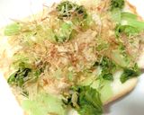 残り福❀ブロ茎×セロリ葉の和トースト作り方5写真