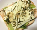 残り福❀ブロ茎×セロリ葉の和トースト作り方6写真