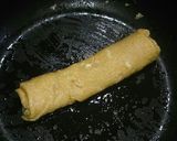 お弁当に　フライパンで玉子焼き作り方5写真