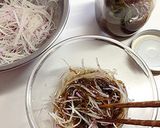 冬の酢の物【もずく酢】炙り〆鯖と。作り方16写真
