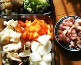 お野菜たっぷり☆けんちん汁作り方1写真