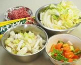 た〜っぷり野菜のキーマカレー風作り方1写真