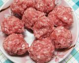 肉団子のオーロラソース炒め作り方1写真