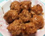 肉団子のオーロラソース炒め作り方4写真