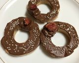 車腑のバター焼き チョコドーナツ指輪風作り方5写真