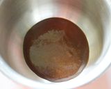 チョコとコーヒーの切り株ケーキ作り方15写真