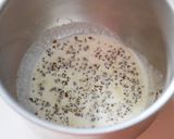 チョコとコーヒーの切り株ケーキ作り方14写真