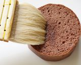 チョコとコーヒーの切り株ケーキ作り方21写真