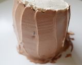 チョコとコーヒーの切り株ケーキ作り方25写真