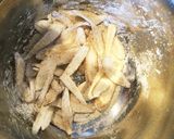 サクサク牛蒡の唐揚げ 簡単ゴボウチップ作り方3写真