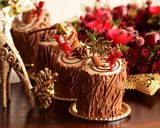 チョコとコーヒーの切り株ケーキ作り方31写真