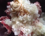 柔らかジューシー豚こま肉の和風ハンバーグ作り方3写真