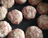 柔らかジューシー豚こま肉の和風ハンバーグ作り方5写真