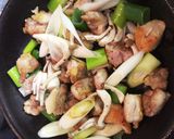 鶏肉と長ネギ・しめじの甘辛照り焼き♡作り方7写真