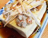 レンジで簡単！ちくわと豆腐の中華蒸し作り方4写真