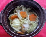 レンジでホッと!れんこんのえび団子汁作り方6写真