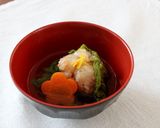 レンジでホッと!れんこんのえび団子汁作り方7写真